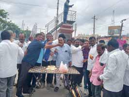 Manthani Resonatesh with Celebrations on the Birth Anniversary of Social J ustice Icon Padma Shri Manda Krishna Madiga.