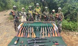 Eight militants arrested, arms and ammunition recovered