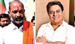 KTR serves legal notice to Bandi Sanjay over phone tapping allegations