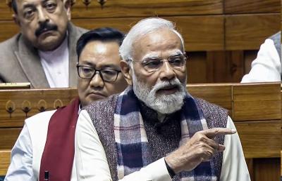 Nehru compromised on Vande Mataram to appease Muslim League: Modi in Parl