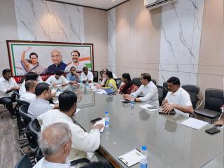 Review Meeting on SIR Held Under the Leadership of Malkajgiri Parliament Sangathan Srujan Abhiyan In-charge and Rajya Sabha Member Anil Kumar Yadav