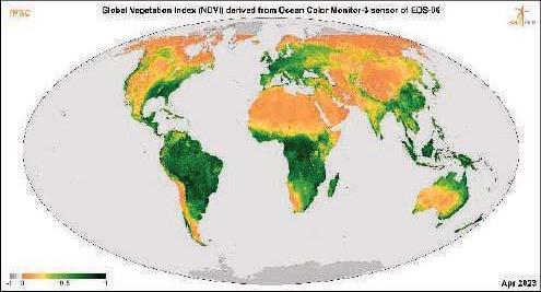 ISRO's OCM-3 Satellite Imagery unveils global patterns in Vegetation Dynamics