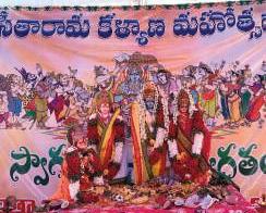 Grand Sri Sitarama Kalyana Mahotsavam held at RSS Grounds, Vanasthalipuram