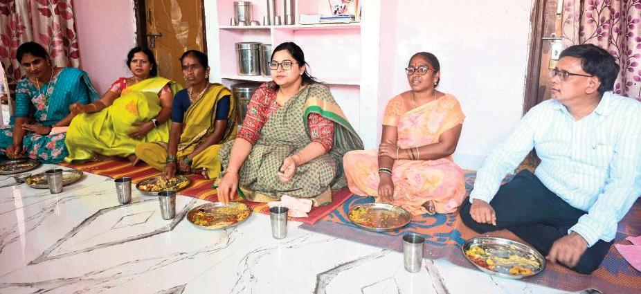 The poor are greatly benefited by the fine rice distributed by the state government : Nirmal Collector Abhilasha Abhinav