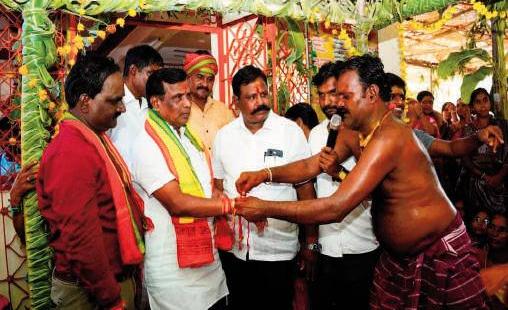 MLA Dhanpal participated in Renuka Yellamma’s Kalyana Mahotsav