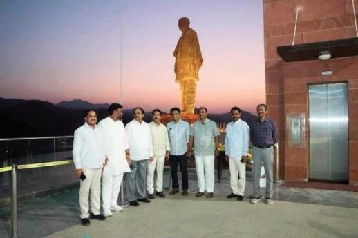 Ministers Jupally, Tummala Visit Statue of Unity