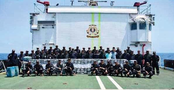 ICG and Gujarat ATS seize 300 kg narcotics worth Rs 1,800 cr near Gujarat coast
