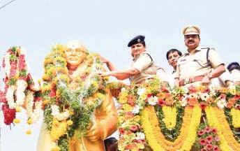 SP D. Janaki Leads 134th Ambedkar Jayanti Celebrations in the District