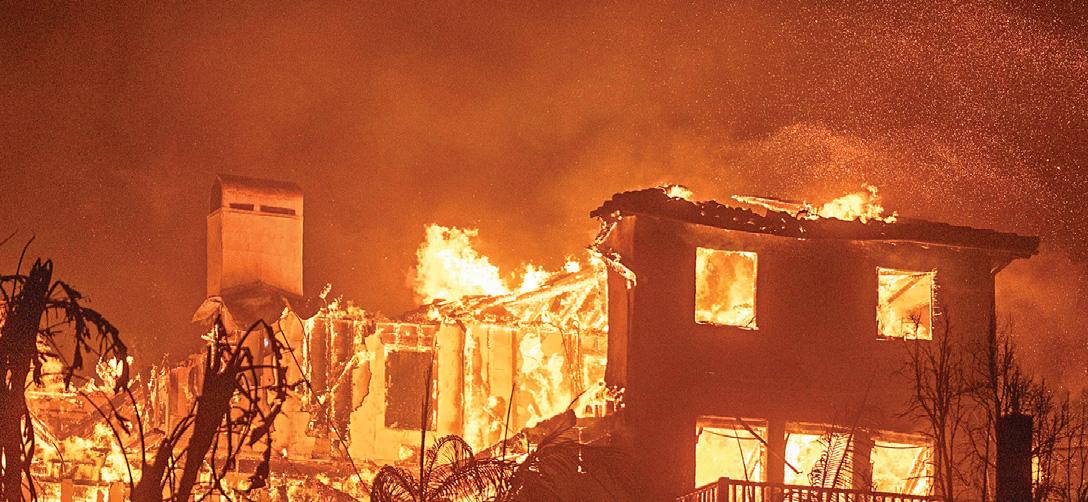 Hollywood RAVAGED BY WILDFIRES