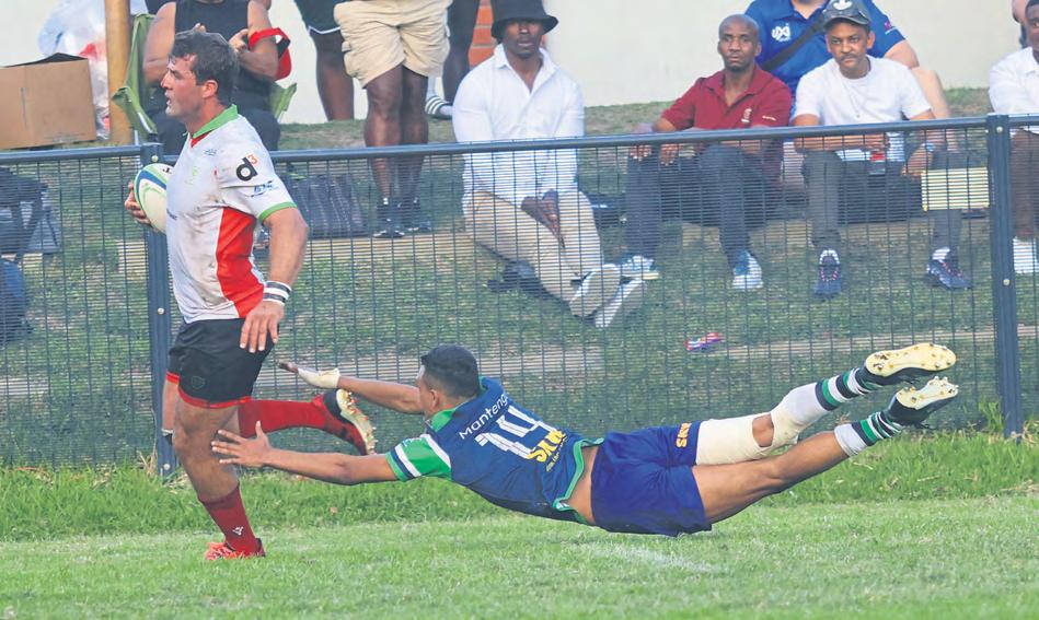 Rugby action heats up