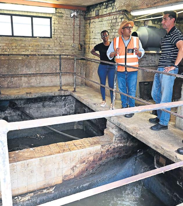 Foreign objects block drains, pumps