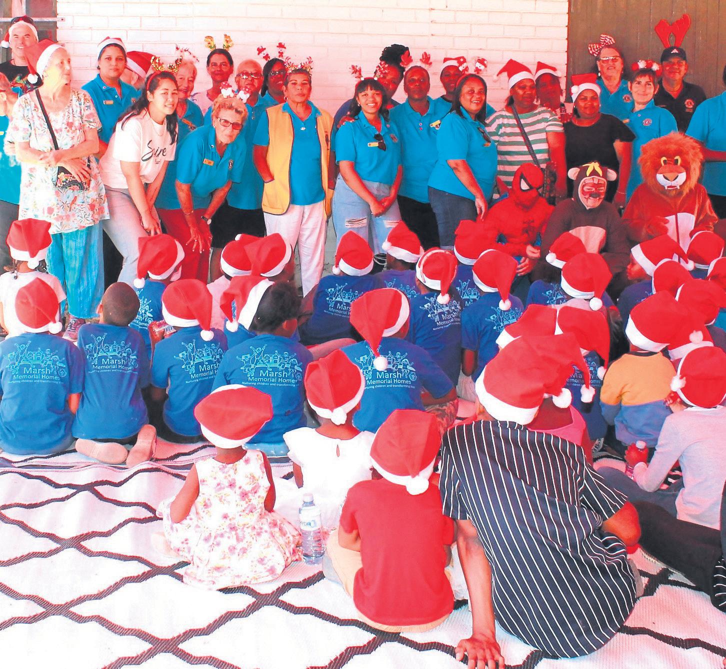 Children's party warms hearts