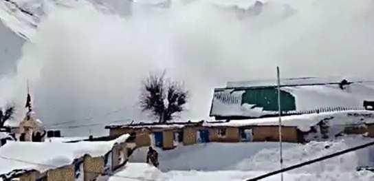 लाहौल-स्पीति में भारी हिमस्खलन आईटीबीपी कैंप चपेट में आने से बचा