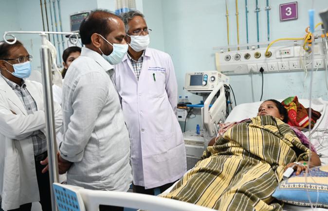 విజయవాడ జిజిహెచ్ ఆరోగ్య మంత్రి ఆకస్మిక తనిఖీ