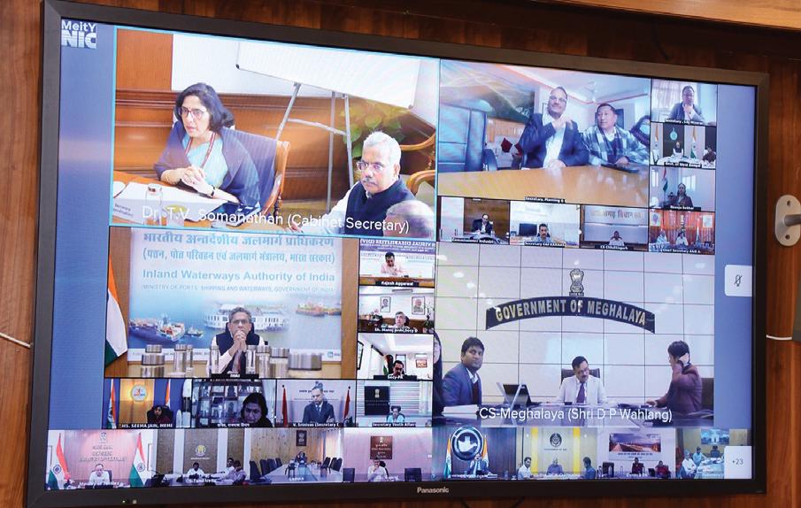 సిఎస్లతో కేబినెట్ కార్యదర్శి డా.టివి సోమనాధన్ వీడియో సమావేశం