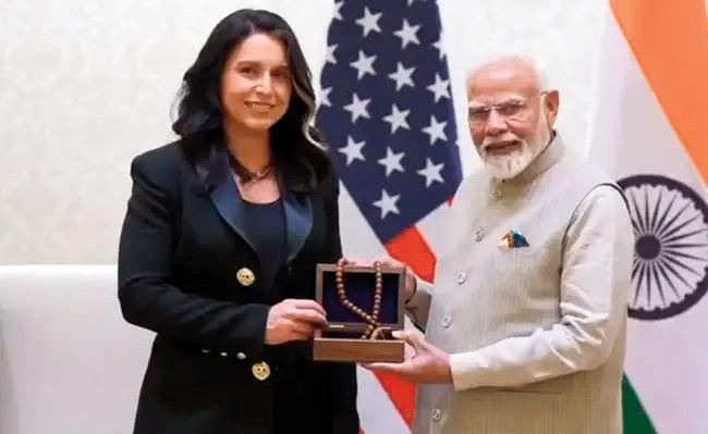 ప్రధాని మోదీతో తులసీ గబ్బార్డ్ భేటీ