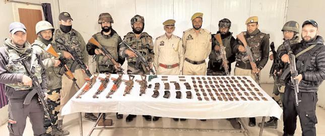 ఉగ్రవాదుల రహస్య స్థావరం ధ్వంసం