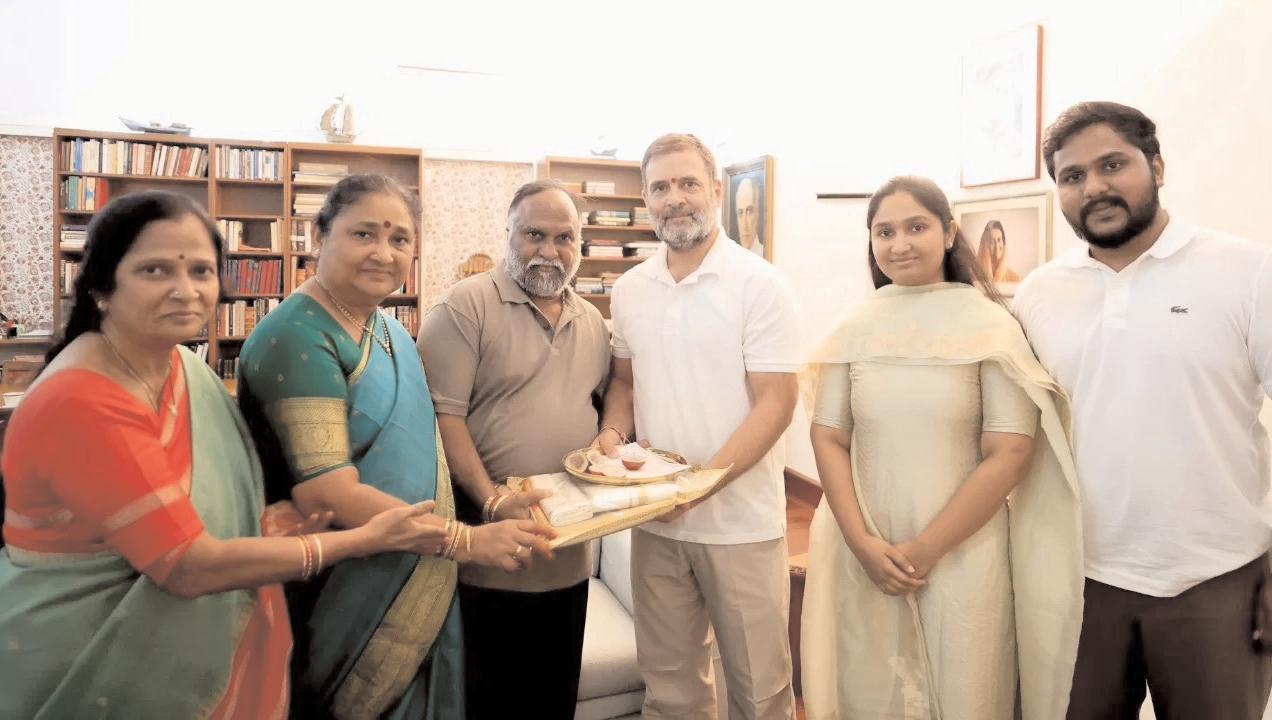 కుమార్తె పెళ్లికి అగ్రనేత రాహుల్ గాంధీని ఆహ్వానించిన జగ్గారెడ్డి
