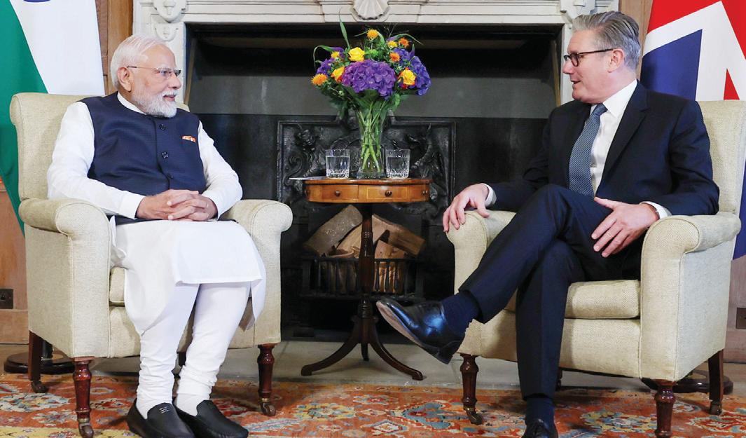 భారత్-యూకే మధ్య కుదిరిన స్వేచ్ఛా వాణిజ్య ఒప్పందం