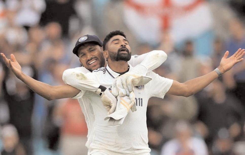 ఆఖరి టెస్టులో ఉత్కంఠ భారత్ గెలుపు - సిరాజ్ హీరో