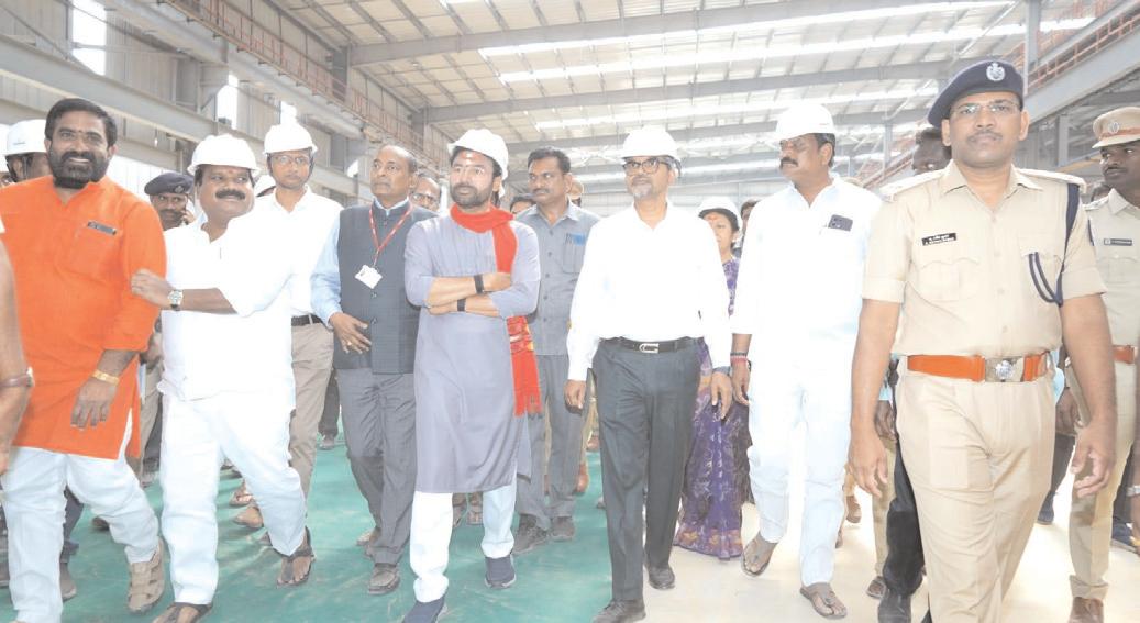 వేగంగా కాజీపేట రైల్వే మ్యానుఫ్యాక్చరింగ్ పనులు