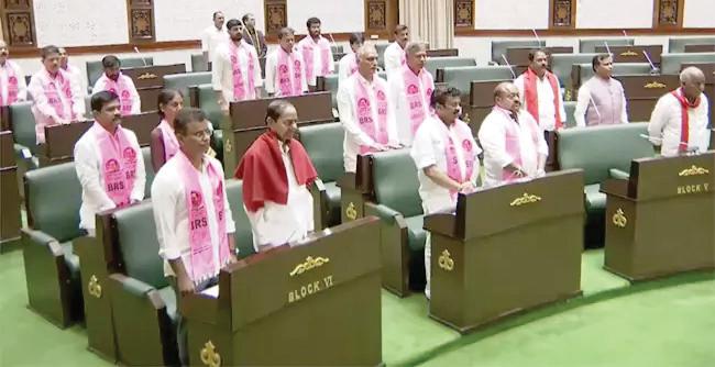 ఐదు నిమిషాలకే సభ నుంచి కేసీఆర్ బయటికి