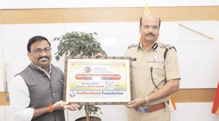 'కాల్ ఫర్ బ్లడ్ వెబ్ యాప్ ప్రారంభించిన డీజీపీ