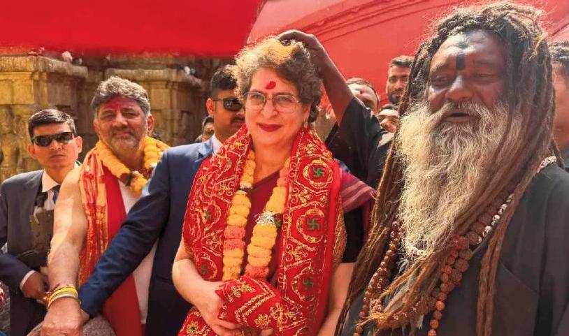 “నువ్వు ప్రధాని అవుతావు” ప్రియాంకకు బాబా ఆశీర్వాదం.
