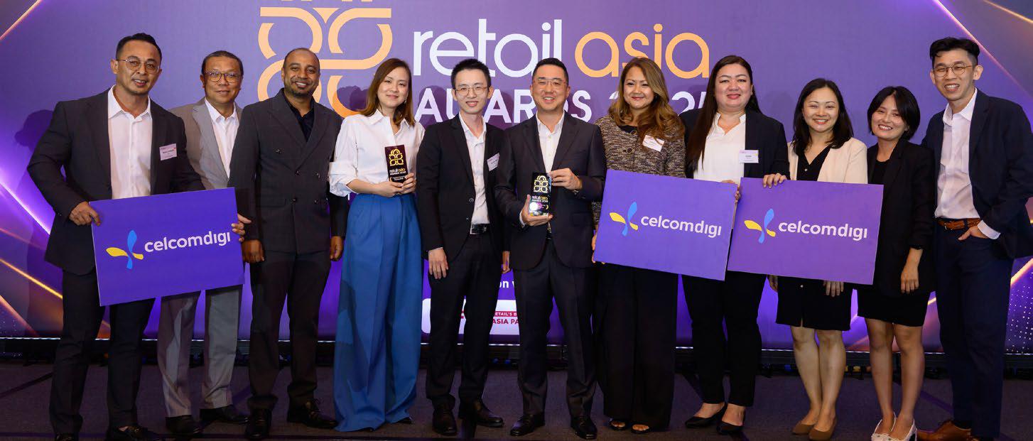 CelcomDigi Berhad takes home two accolades at Retail Asia Awards 2025