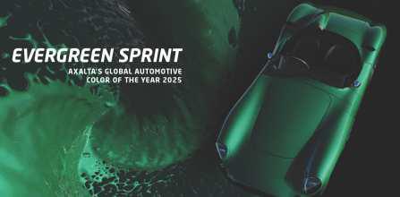 Axalta introduces Evergreen Sprint as 2025 Global Automotive Color of the Year
