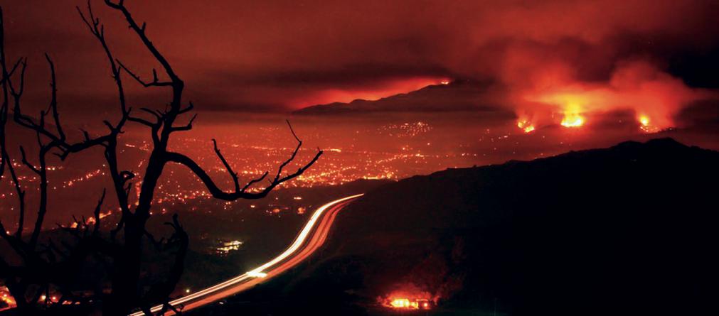 California fires symbolise fall of the West