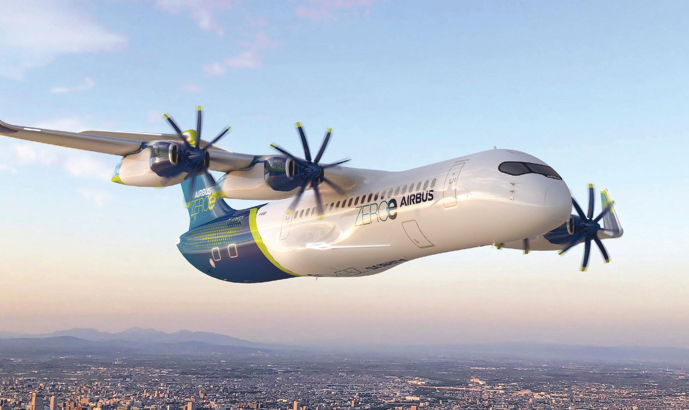 Hydrogen-powered planes