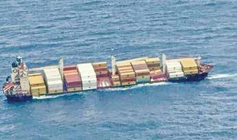 கொச்சி கடல் பகுதியில் சரக்குக்கப்பல் மூழ்கி விபத்து: கப்பலில் பயணித்த 24 பேரும் பத்திரமாக மீட்பு