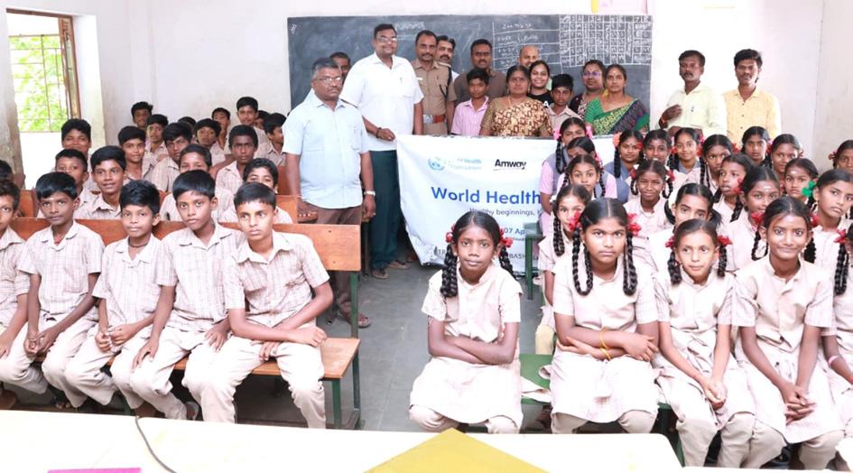 AMWAY INDIA CELEBRATES WORLD HEALTH DAY IN DINDIGUL, PROMOTING THE THEME 'HEALTHY BEGINNINGS, HOPEFUL FUTURES'