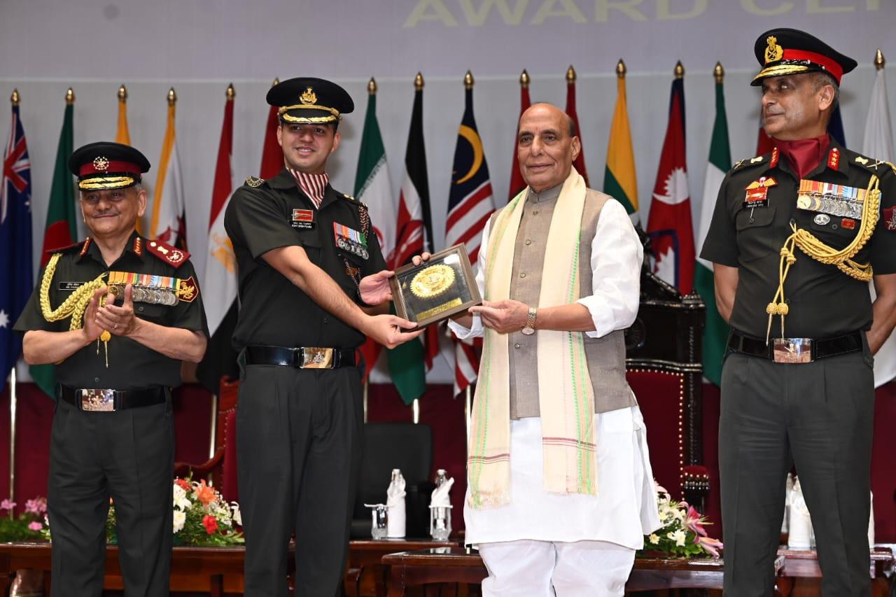 DEFENCE MINISTER APPLAUDS DSSC FOR THEIR OUTSTANDING WORK IN PREPARING THE NEXT GENERATION OF TRI-SERVICE LEADERS.