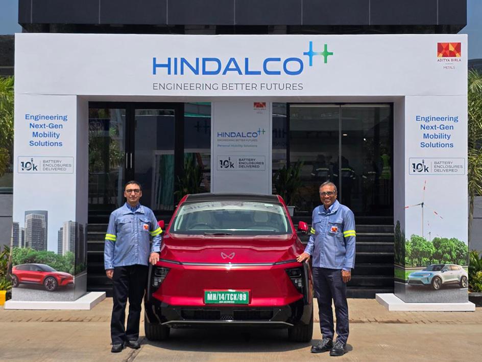HINDALCO DELIVERS 10,000 ALUMINIUM BATTERY ENCLOSURES TO MAHINDRA FROM ITS NEW STATE-OF-THE-ART FACILITY IN CHAKAN
