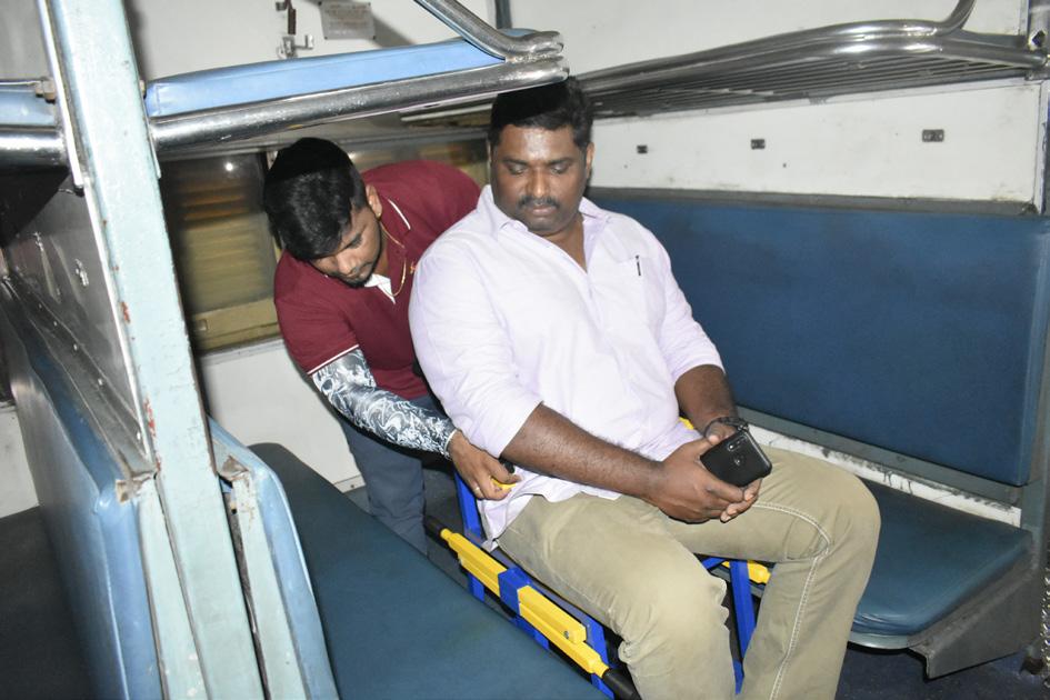 SWARGA FOUNDATION AND INTERNATIONAL GEMMOLOGICAL INSTITUTE (INDIA) LAUNCH "PROJECT SUGAMYA" AT PALAKKAD RAILWAY STATION