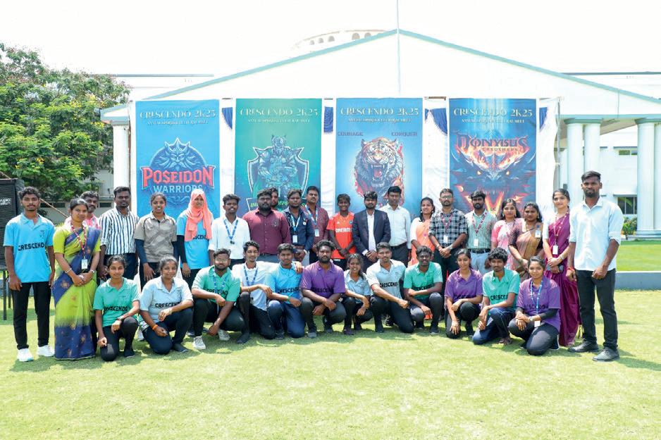 SPORTS DAY - CRESCENDO 2025 AT THE SCHOOL OF ALLIED HEALTH SCIENCES, VMRF-DU, CHENNAI