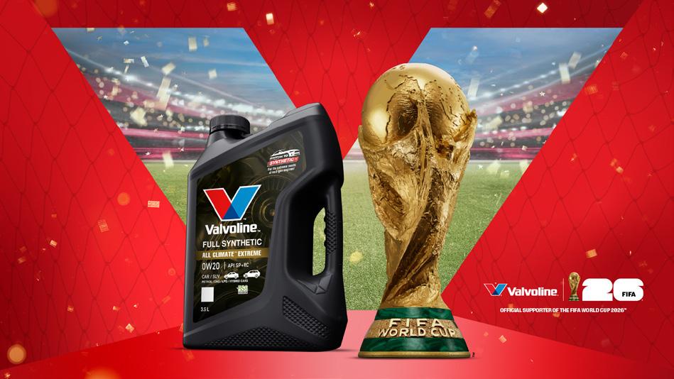 VALVOLINE™ GLOBAL OPERATIONS CONFIRMED AS OFFICIAL FIFA WORLD CUP 26T™ SUPPORTER