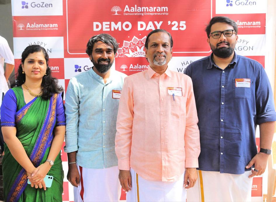 STARTUP INCUBATOR 'AALAMARAM' CELEBRATES NURTURING 23 STARTUPS; ZOHO CO-FOUNDER SRIDHAR VEMBU JOINS CELEBRATION!