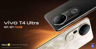 VIVO T4 ULTRA 5G WITH 50MP SONY PERISCOPE CAMERA AND DIMENSITY 9300+ UNVEILED