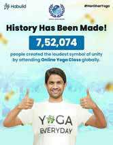 HABUILD SETS 5TH WORLD RECORD ON YOGA DAY WITH LARGEST ONLINE YOGA PARTICIPATION