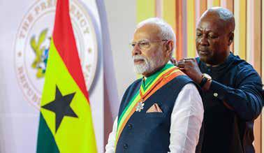 PM NARENDRA MODI FIVE-NATION TOUR LIVE: PM MODI TO ADDRESS GHANA'S PARLIAMENT