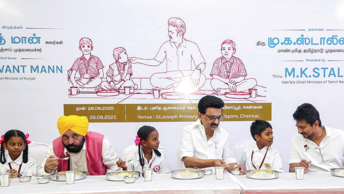 WILL CONSIDER IMPLEMENTING CM BREAKFAST SCHEME IN PUNJAB TOO, BHAGWANT MANN TELLS STALIN