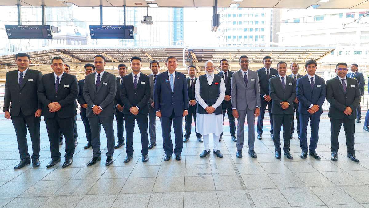 PM MODI TRAVELS TO SENDAI IN JAPAN TO VISIT SEMICONDUCTOR PLANT