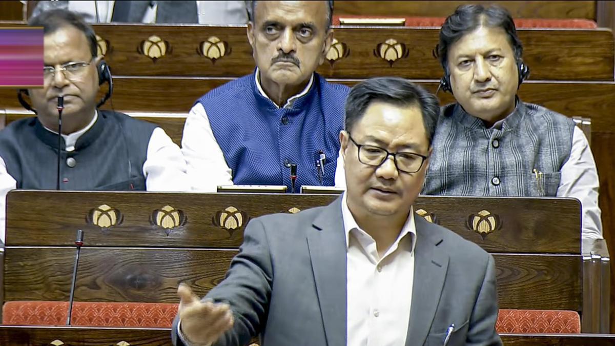 LOK SABHA TO TAKE UP DEBATE ON VANDE MATARAM ON DEC. 8; ELECTORAL REFORMS ON DEC. 9, SAYS KIREN RIJIJU