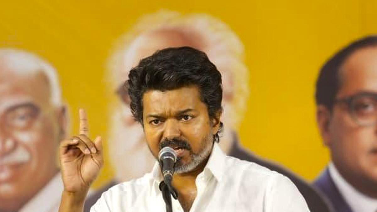 TVK chief Vijay slams DMK government over incomplete stormwater drain work in Chennai