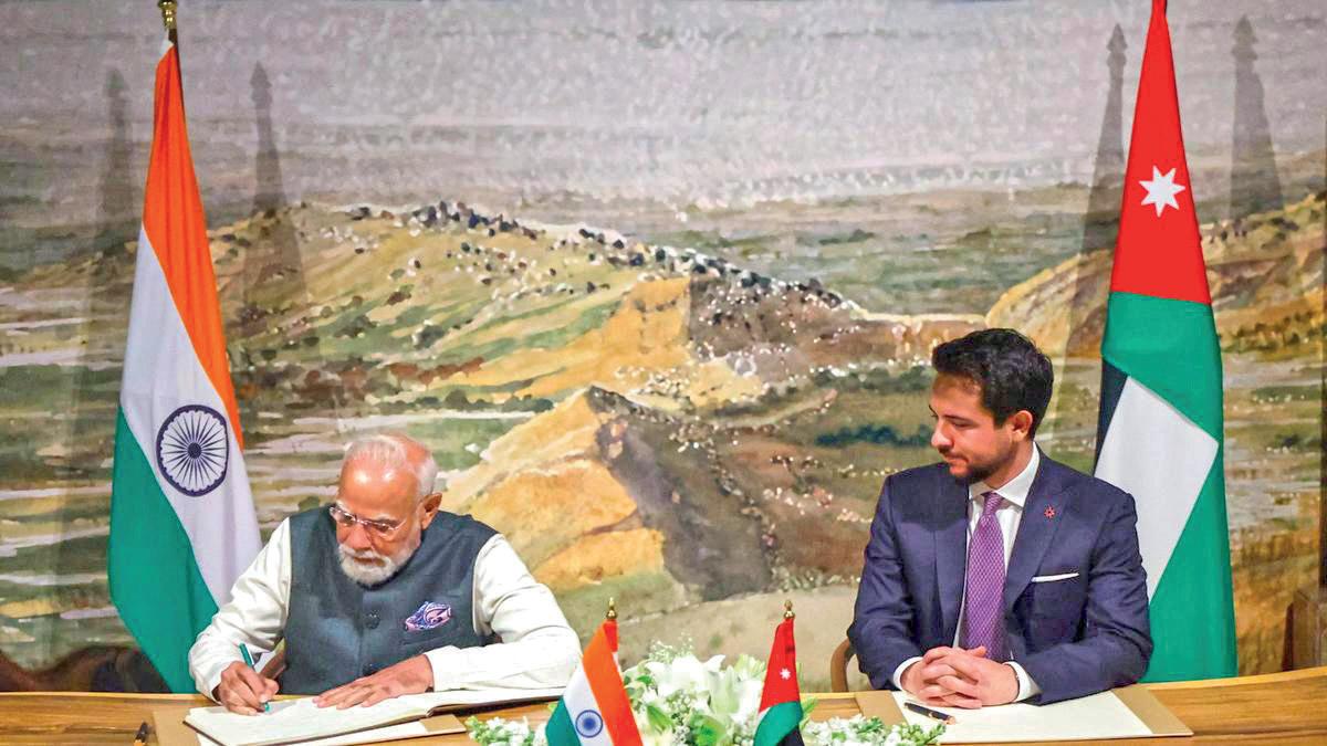 With PM in Jordan and Jaishankar in Israel, India reiterates its position on West Asian conflicts