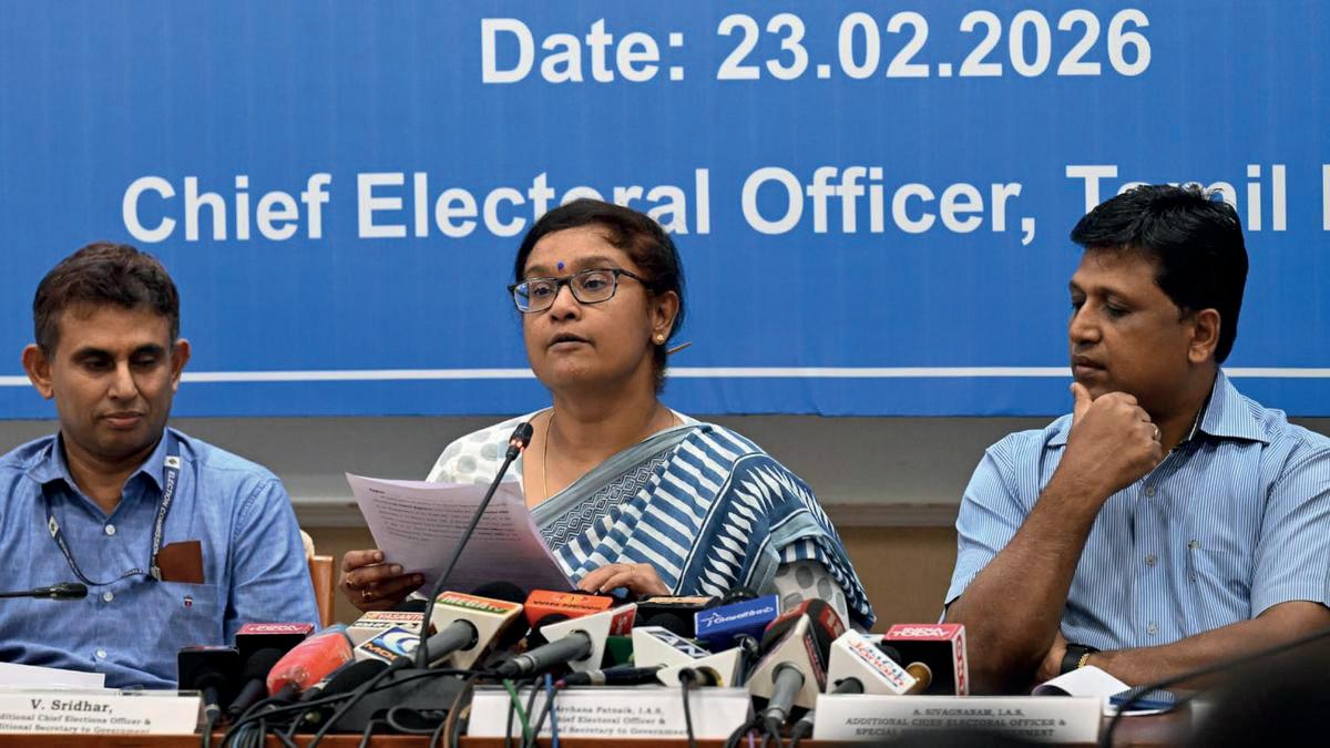 Tamil Nadu SIR final electoral roll: 5.67 crore voters in State after deletion of nearly 70 lakh electors