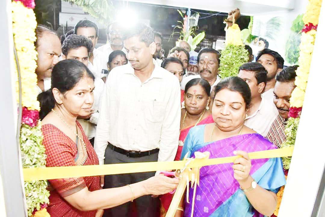 தூத்துக்குடியில் அங்கன்வாடி, ரேஷன் கடை உள்ளிட்ட 7 திட்டப் பணிகளை கனிமொழி எம்.பி திறந்து வைத்தார்